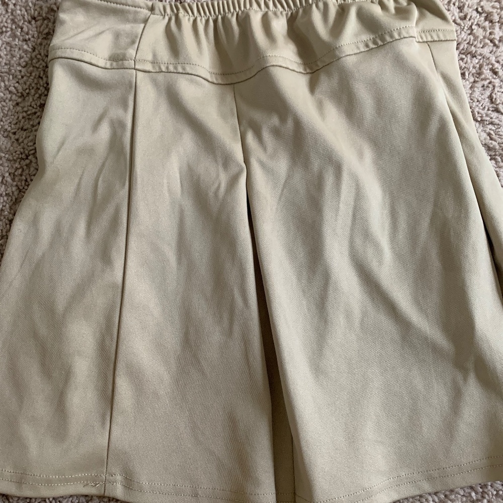 Khaki skort
